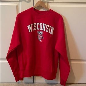 UNIVERSITY OF WISCONSIN CREW NECK JACKET
